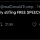 Illustration for article titled Whoa, Twitter finally put in a tiny bit of effort to acknowledge the danger of Trumps tweets